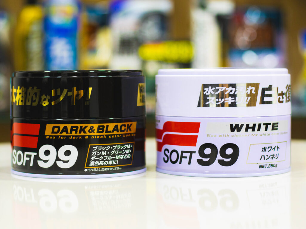 ceras dark&black e white cleaner da soft99