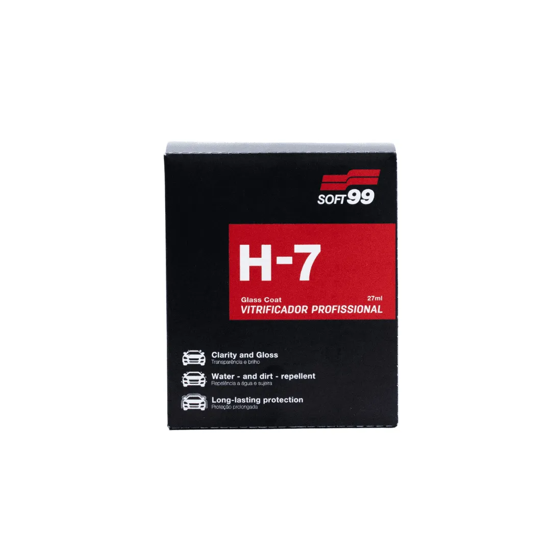 VITRIFICADOR DE PINTURA | GLASS COAT H7 | USO PROFISSIONAL | 27ml